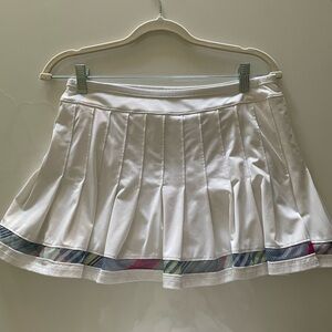 Lucky in Love White Pleated Skirt